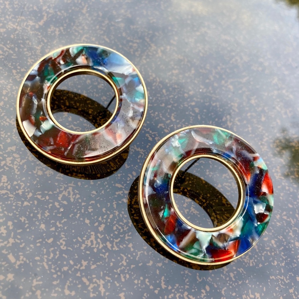 Psychedelic Galaxy earrings